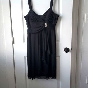 Black cocktail dress XL